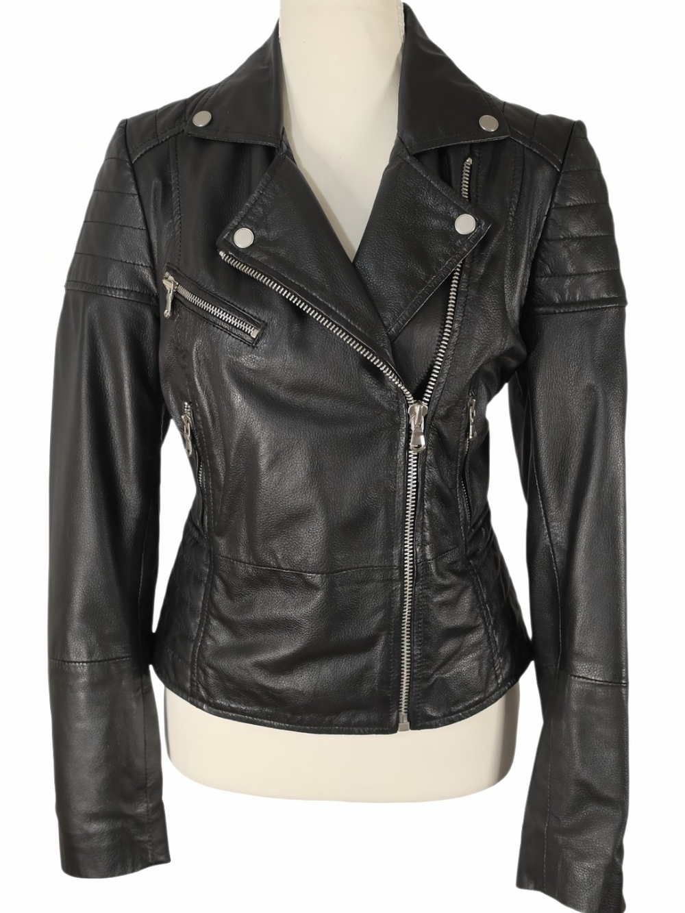 Ɓarneys Originals CLARA real Leather BIKER Jacket